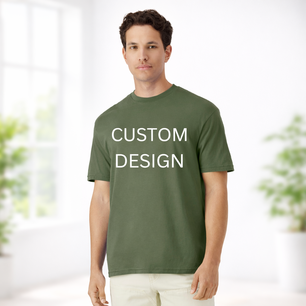2-Sided Custom Design T-Shirt | Personalized Logo or Text Tee