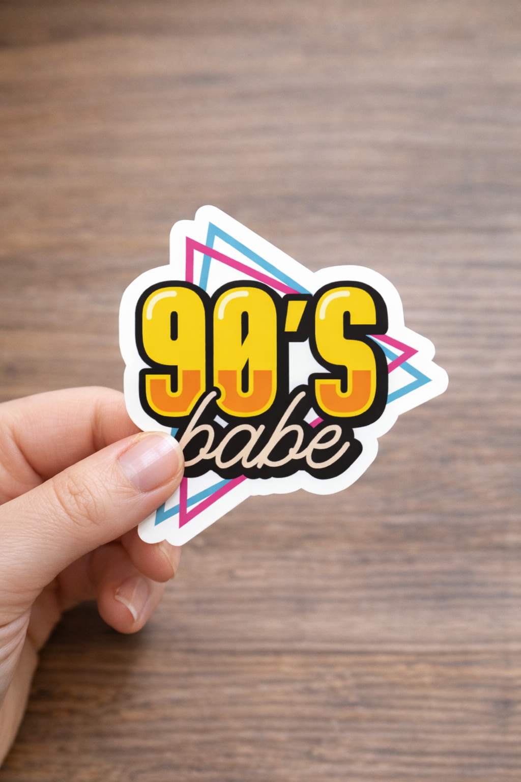 90’s Babe Sticker – Retro 90s Aesthetic Sticker 3"