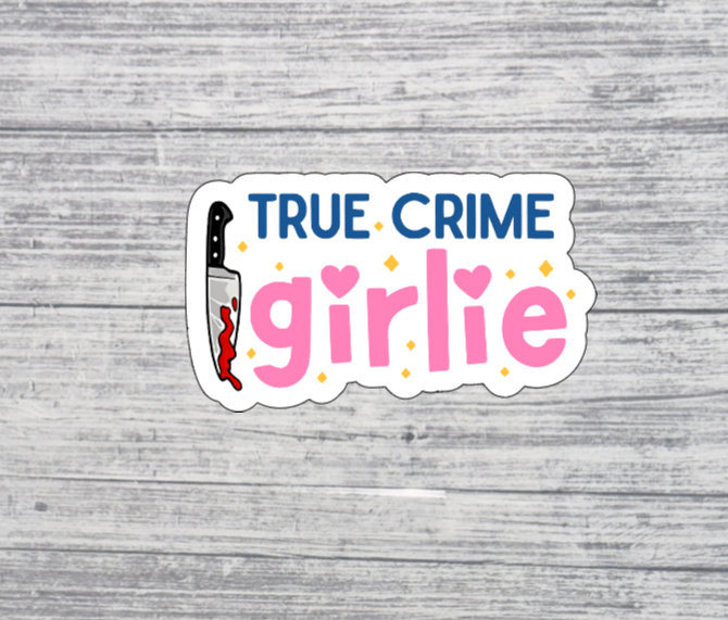 True Crime Girlie Sticker