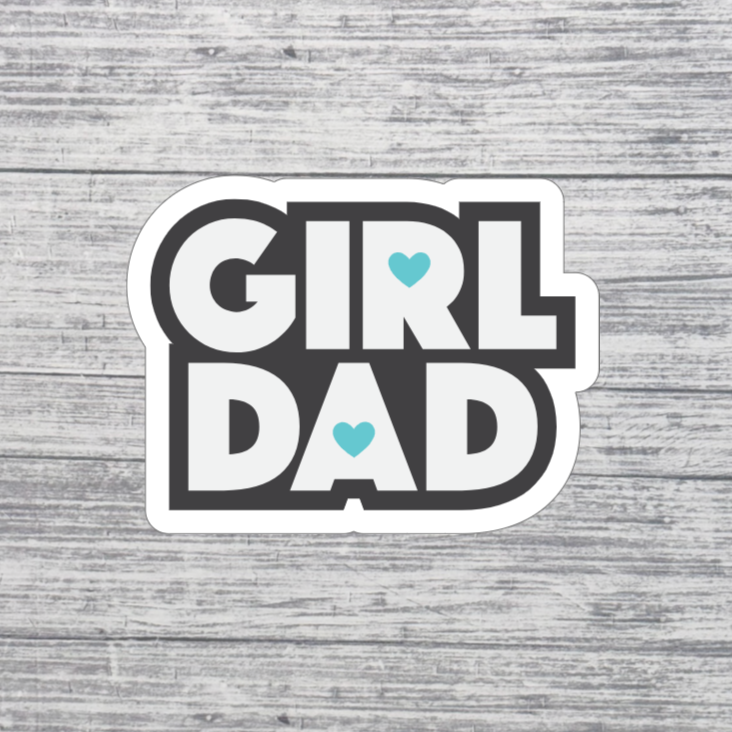 Girl Dad Bold Sticker