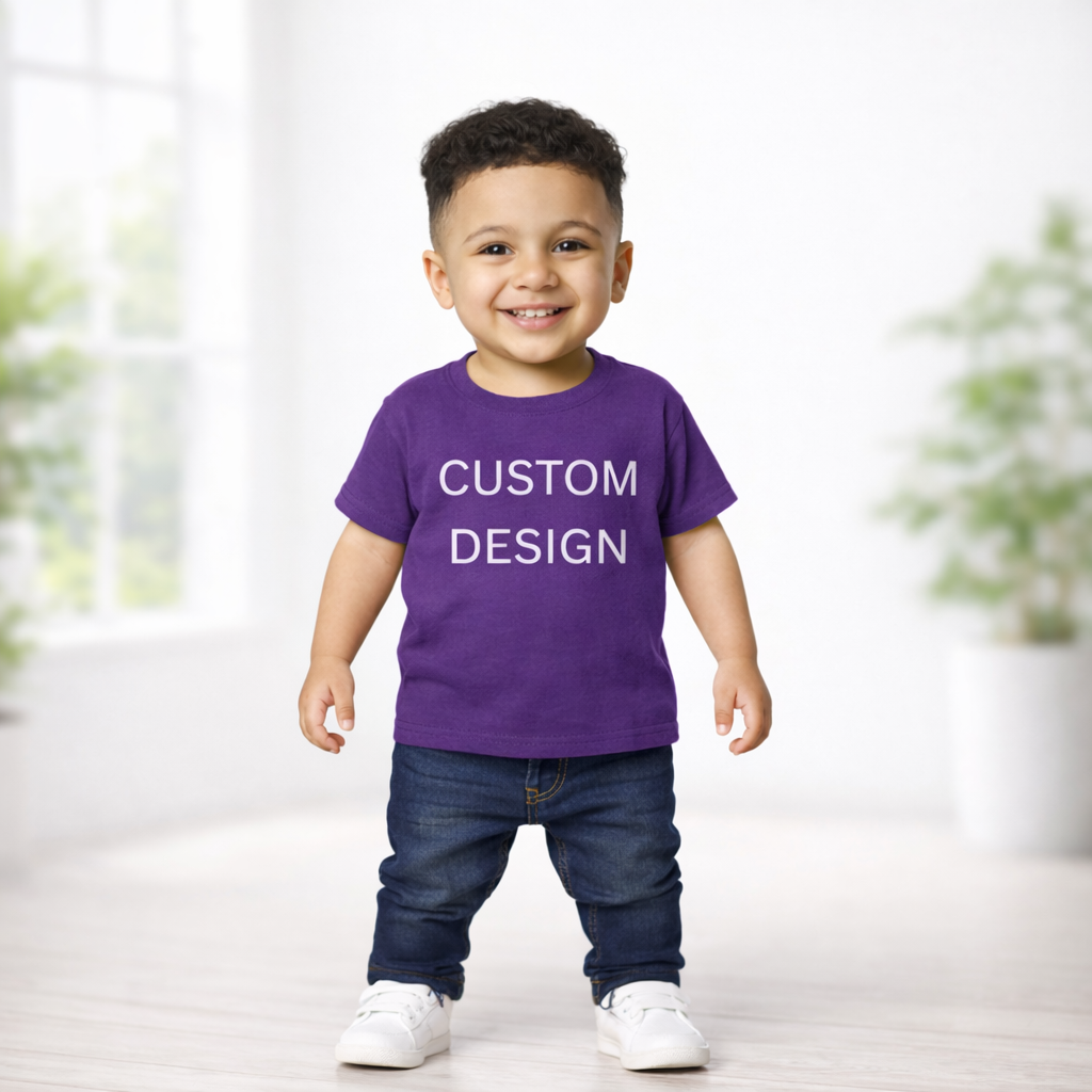 Custom Design Toddler T-Shirt – Personalized Toddler Tee