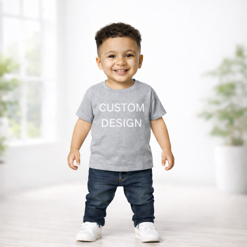 Custom Design Toddler T-Shirt – Personalized Toddler Tee
