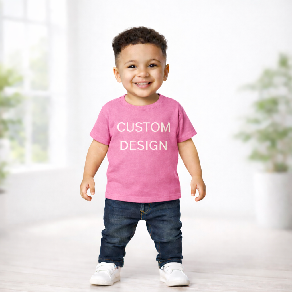 Custom Design Toddler T-Shirt – Personalized Toddler Tee