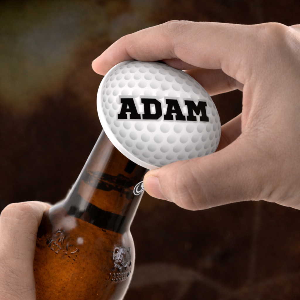 Golf Bottle Opener Magnet Custom Personalized Name