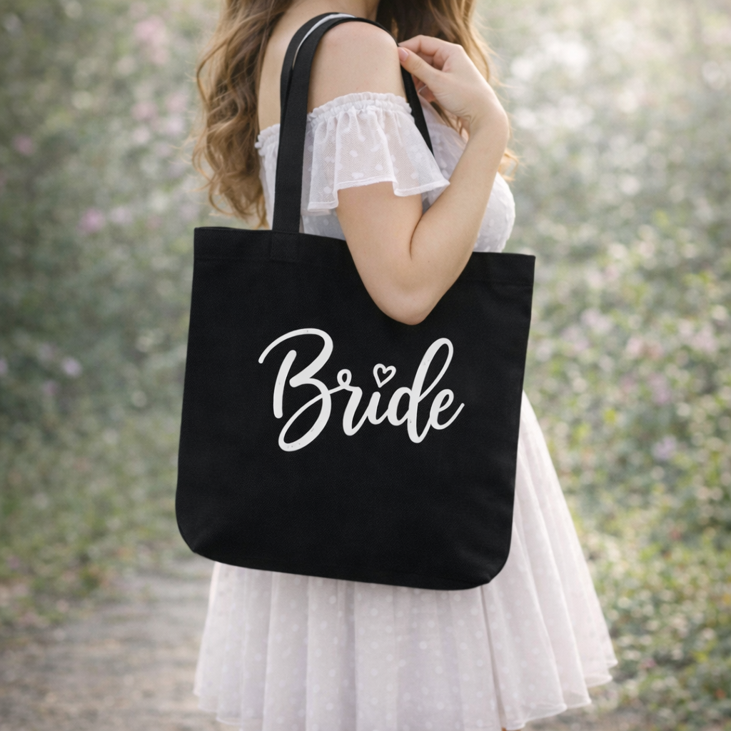 Bride Canvas Tote Bag | Wedding Day & Bridal Tote