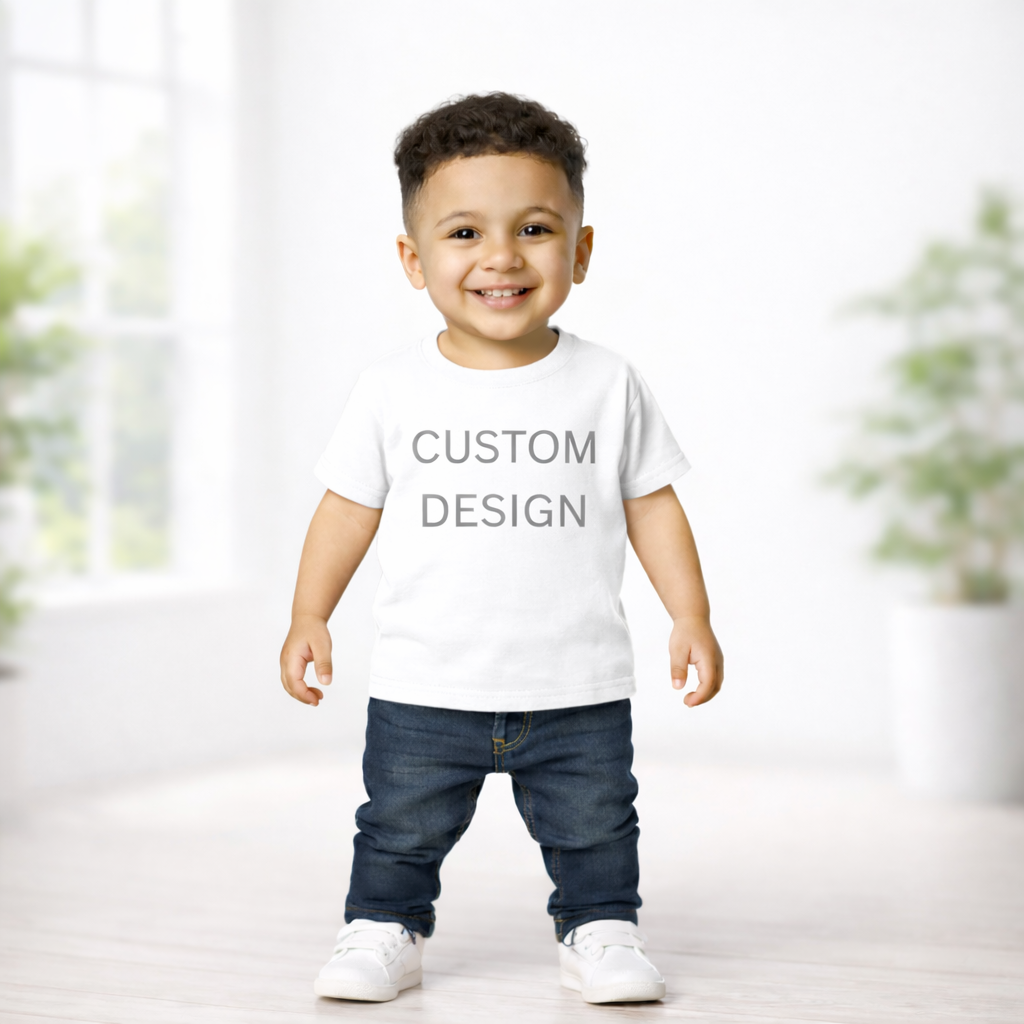 Custom Design Toddler T-Shirt – Personalized Toddler Tee