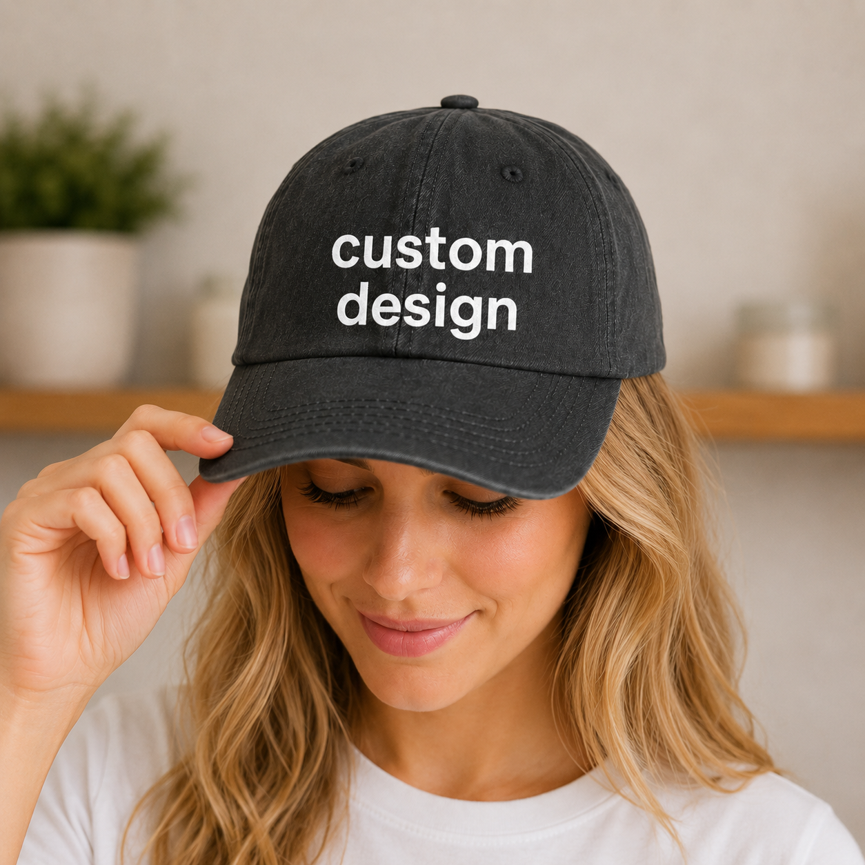 Custom Hat | Personalized Baseball Cap | Upload Your Logo, Artwork, Business Design or Text