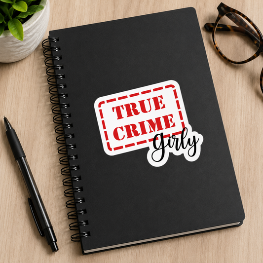 True Crime Girly Sticker