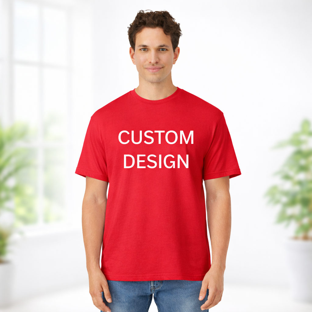 2-Sided Custom Design T-Shirt | Personalized Logo or Text Tee