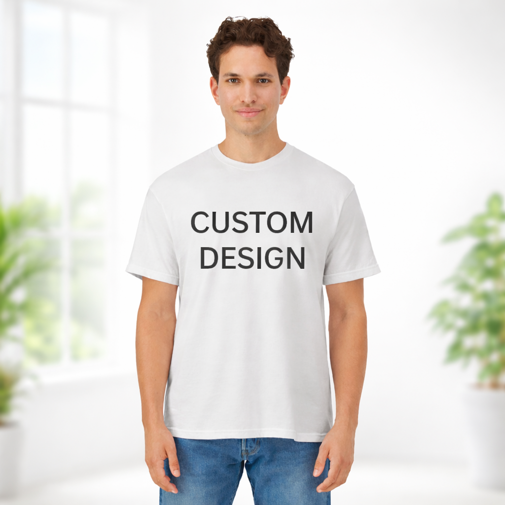 2-Sided Custom Design T-Shirt | Personalized Logo or Text Tee