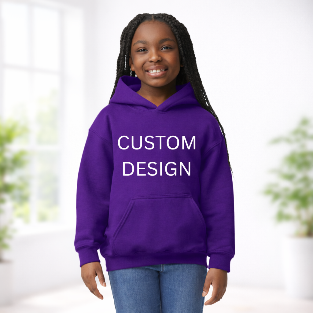 Custom Design Youth Hoodie – Personalized Kids Sweatshirt
