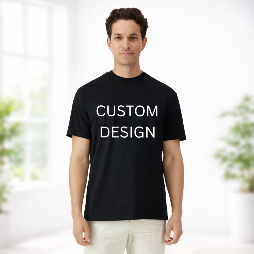 2-Sided Custom Design T-Shirt | Personalized Logo or Text Tee
