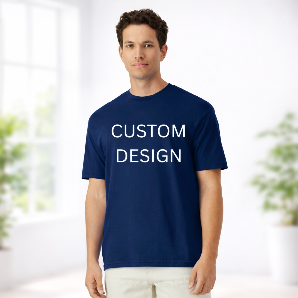 2-Sided Custom Design T-Shirt | Personalized Logo or Text Tee