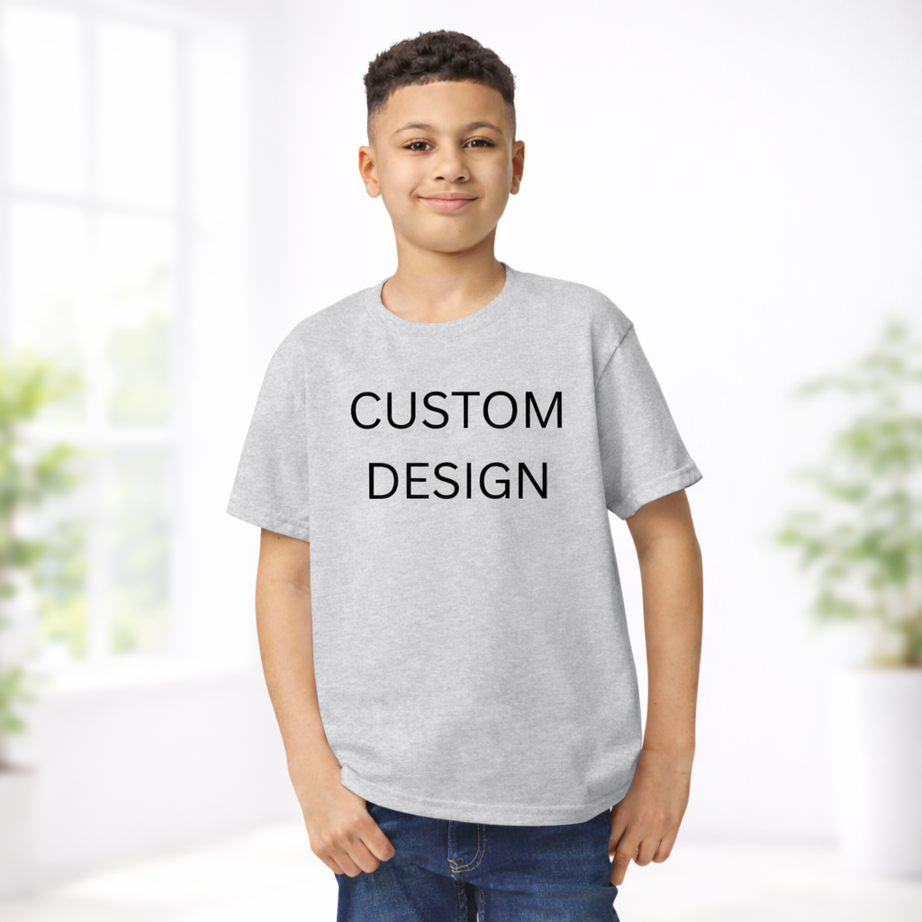 2 sided Custom Design Youth T-Shirt – Personalized Kids Tee