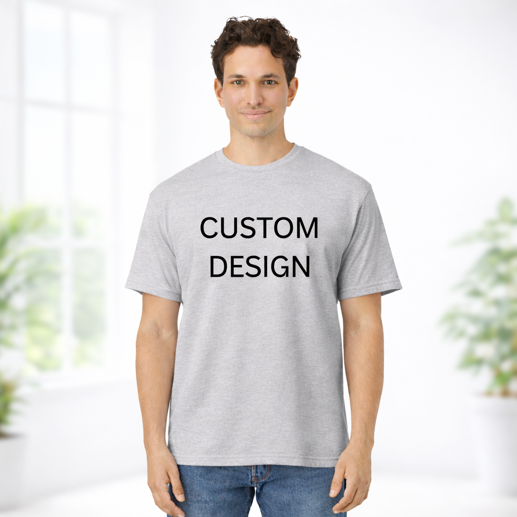 2-Sided Custom Design T-Shirt | Personalized Logo or Text Tee