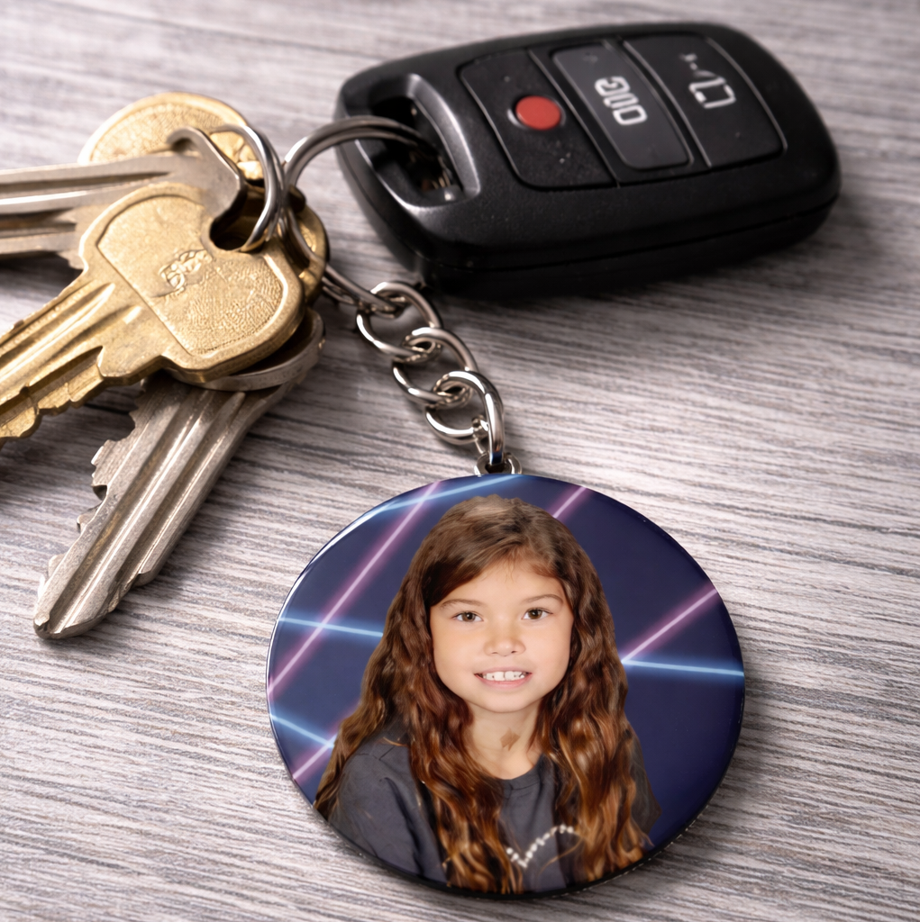 Personalized Photo Keychain – Custom Photo Keepsake