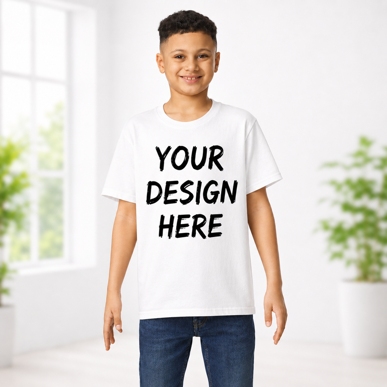 Custom Design Youth T-Shirt – Personalized Kids Tee