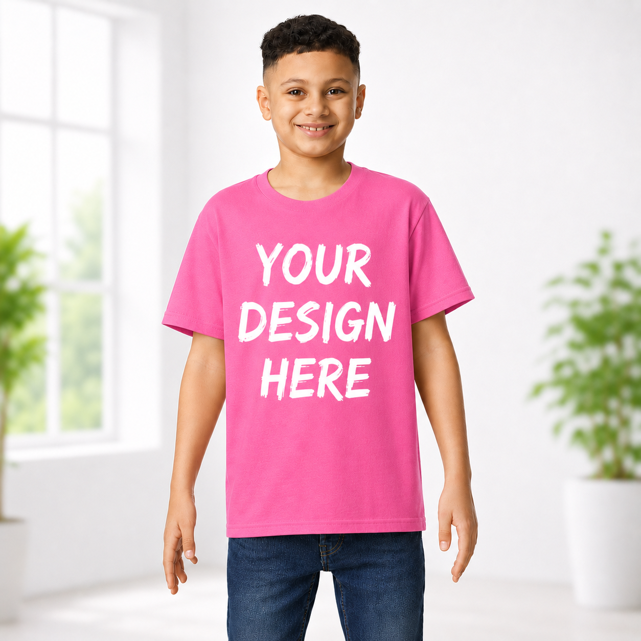 Custom Design Youth T-Shirt – Personalized Kids Tee