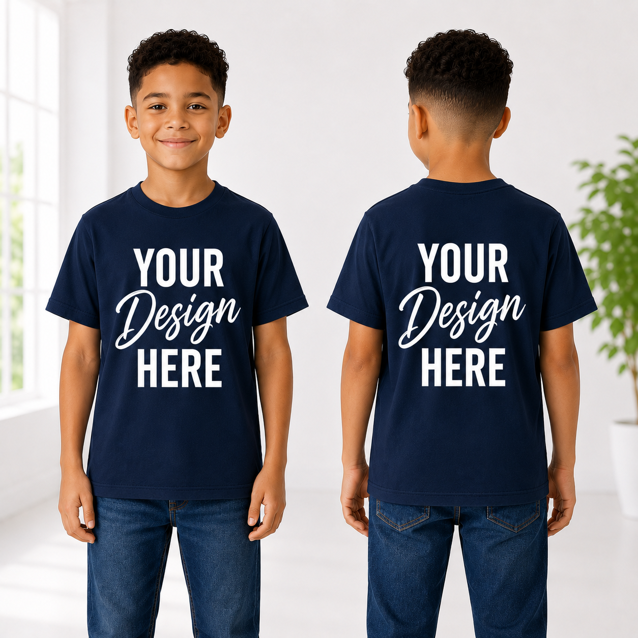Custom Design Youth T-Shirt – Personalized Kids Tee