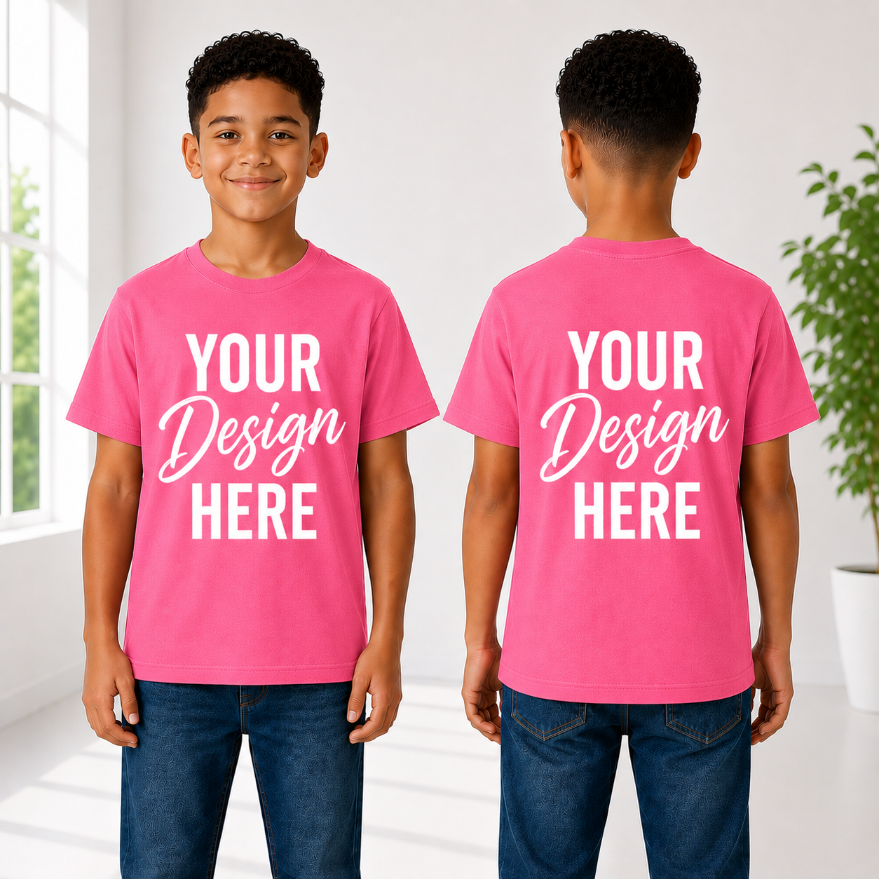 Custom Design Youth T-Shirt – Personalized Kids Tee