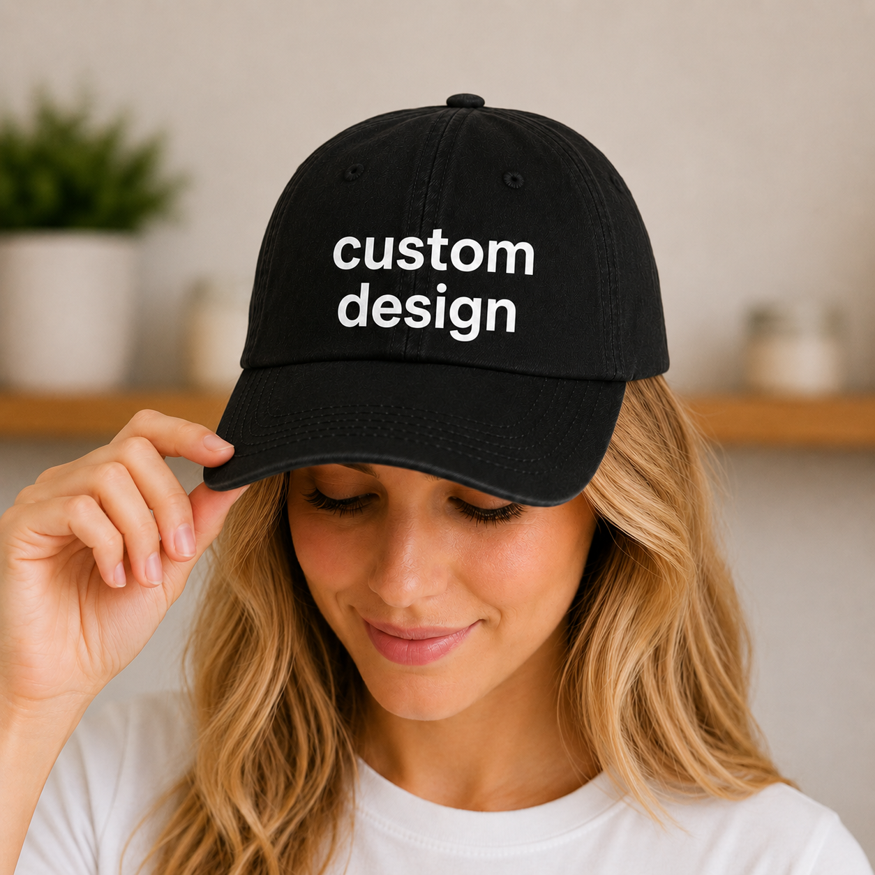 Custom Hat | Personalized Baseball Cap | Upload Your Logo, Artwork, Business Design or Text