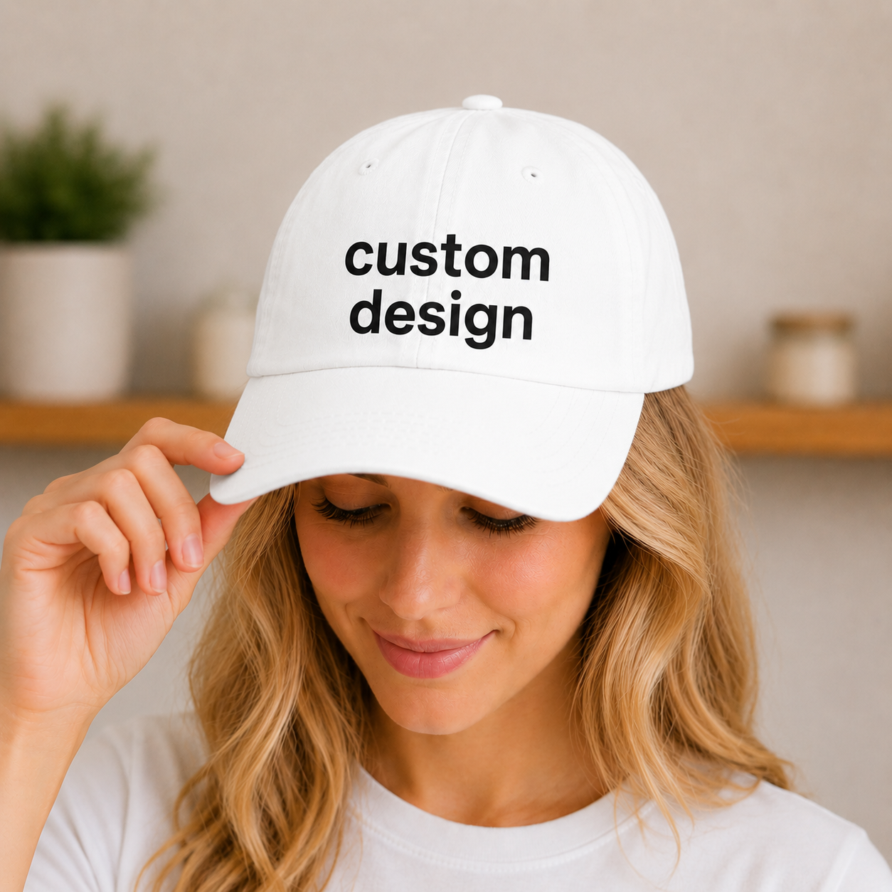Custom Hat | Personalized Baseball Cap | Upload Your Logo, Artwork, Business Design or Text