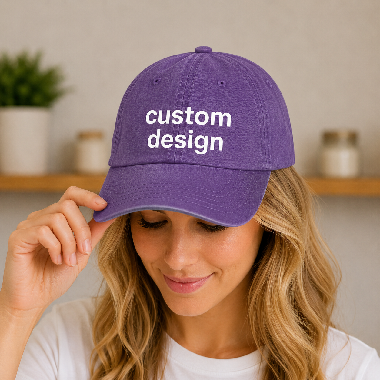 Custom Hat | Personalized Baseball Cap | Upload Your Logo, Artwork, Business Design or Text