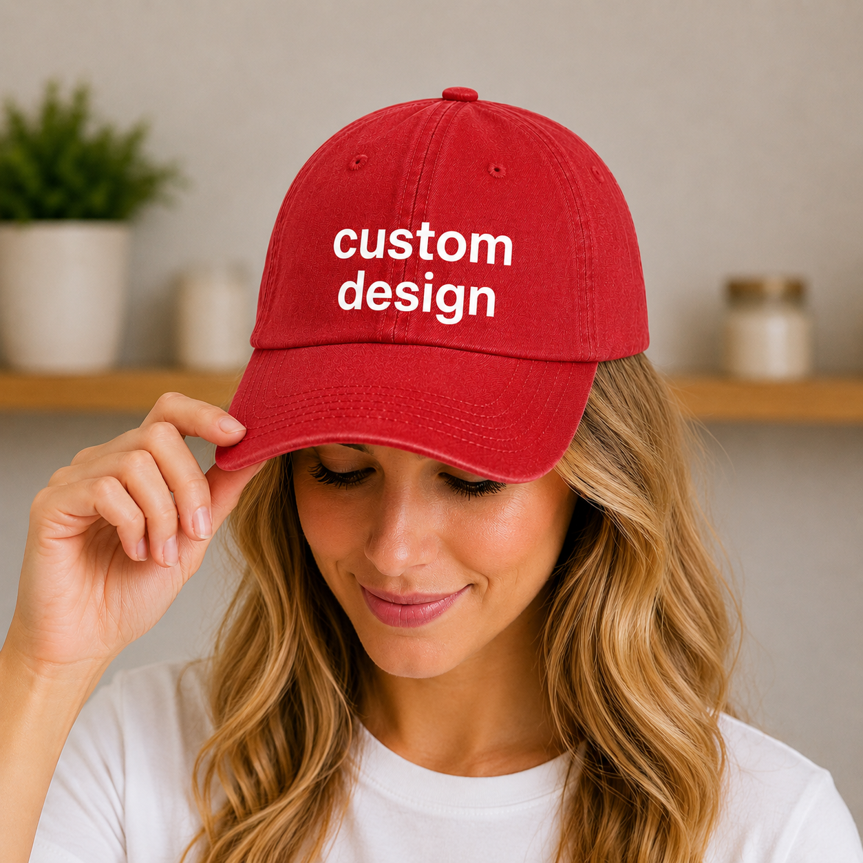 Custom Hat | Personalized Baseball Cap | Upload Your Logo, Artwork, Business Design or Text