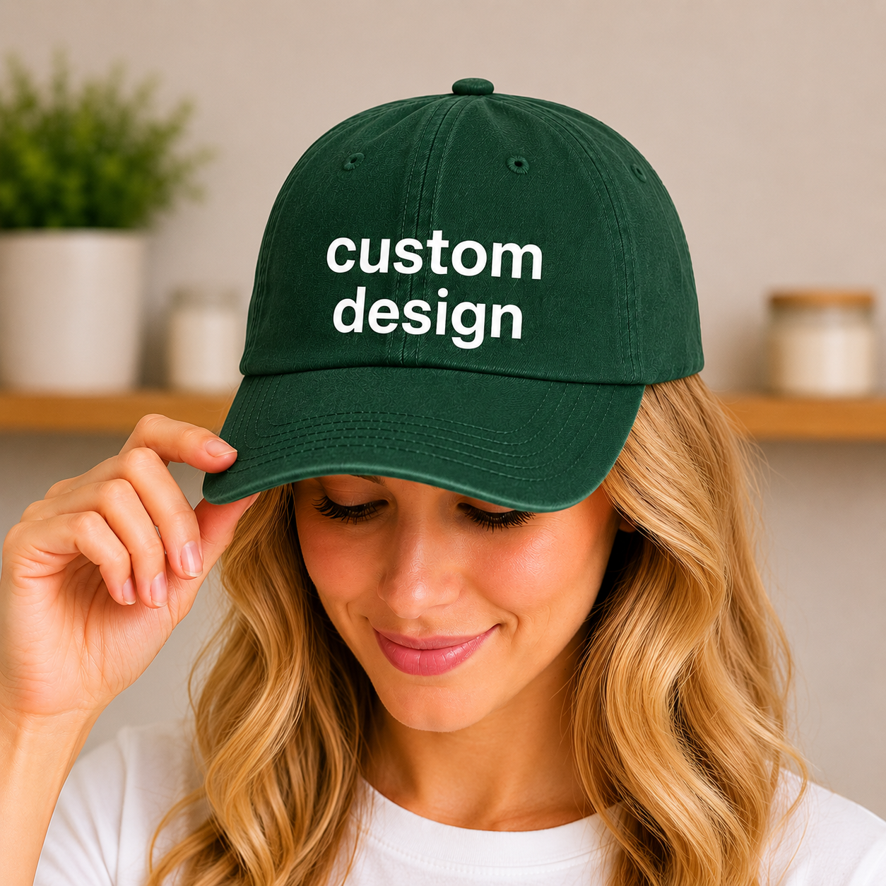 Custom Hat | Personalized Baseball Cap | Upload Your Logo, Artwork, Business Design or Text