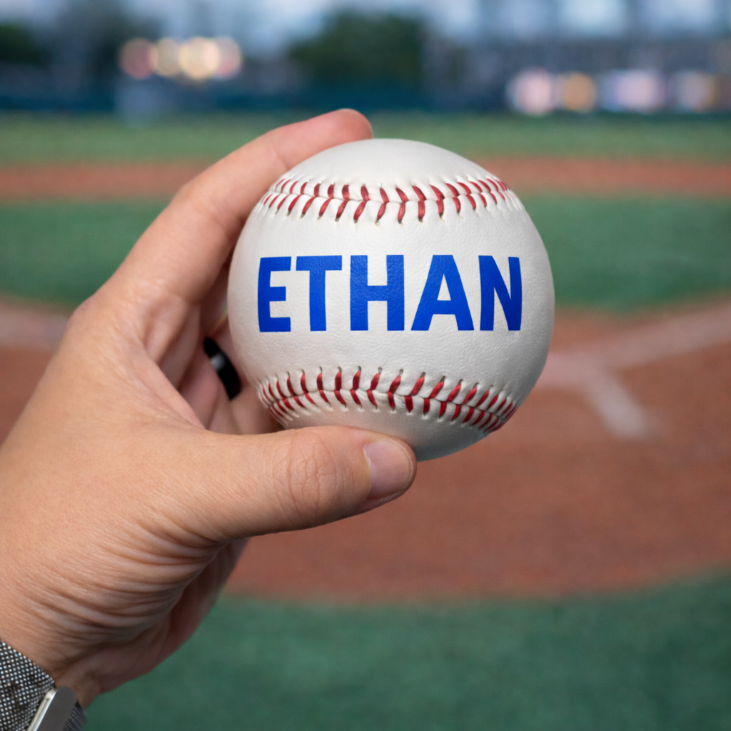 Personalized Baseball | Custom Name, Team, or Year Baseball Keepsake