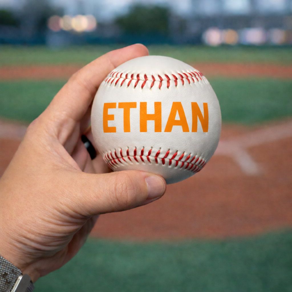 Personalized Baseball | Custom Name, Team, or Year Baseball Keepsake