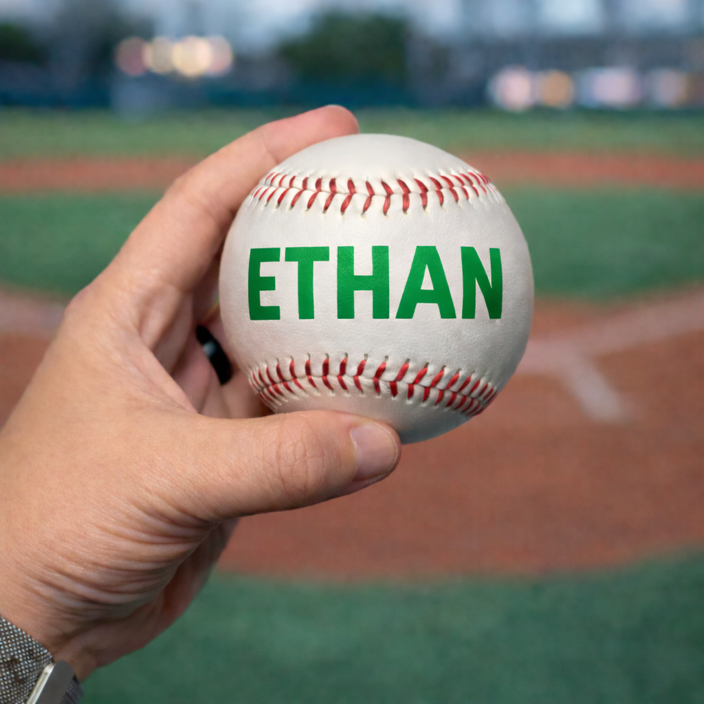 Personalized Baseball | Custom Name, Team, or Year Baseball Keepsake