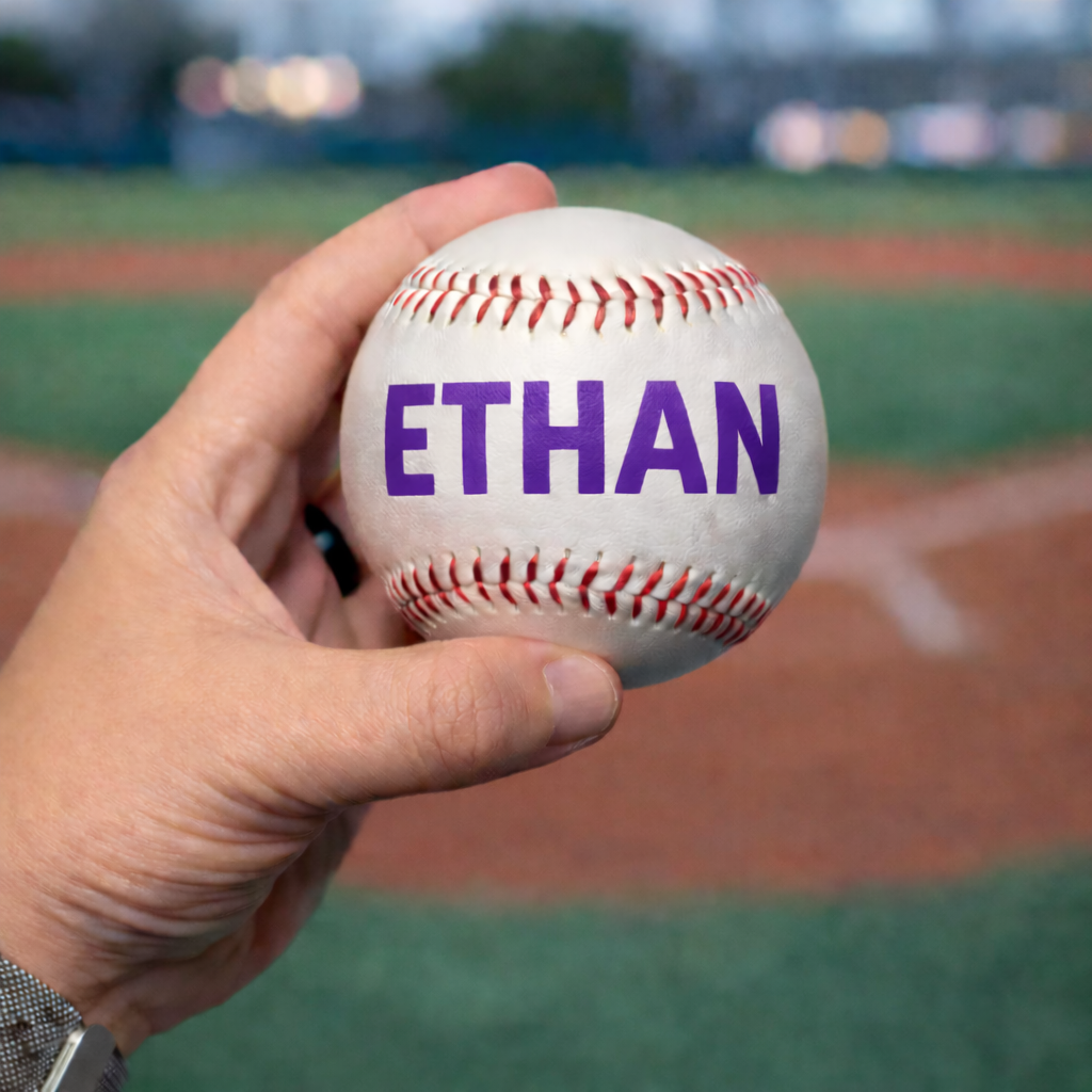 Personalized Baseball | Custom Name, Team, or Year Baseball Keepsake