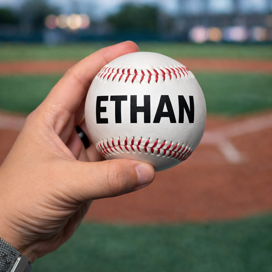 Personalized Baseball | Custom Name, Team, or Year Baseball Keepsake