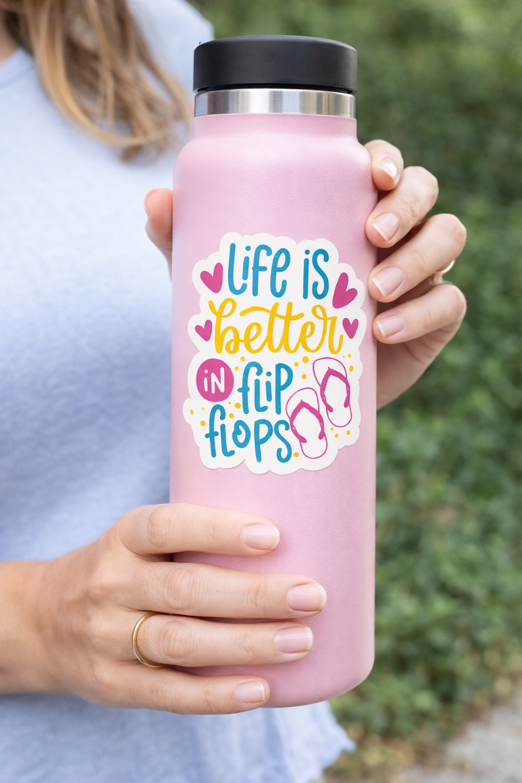 Life Is Better in Flip Flops Sticker