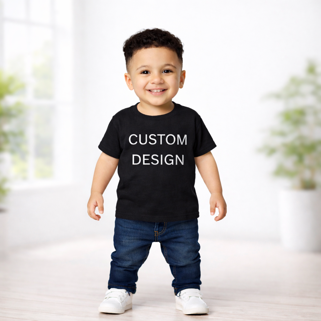 Custom Design Toddler T-Shirt – Personalized Toddler Tee
