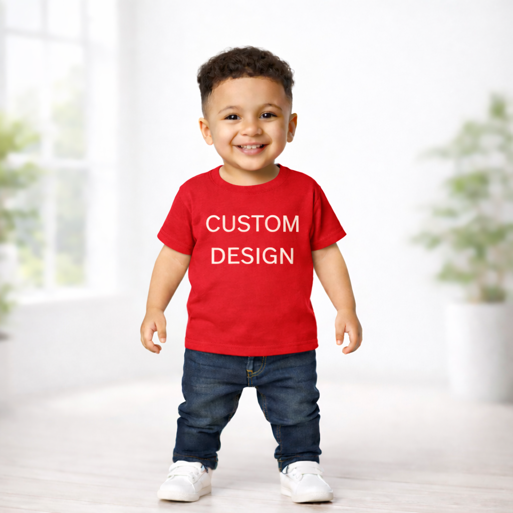 Custom Design Toddler T-Shirt – Personalized Toddler Tee
