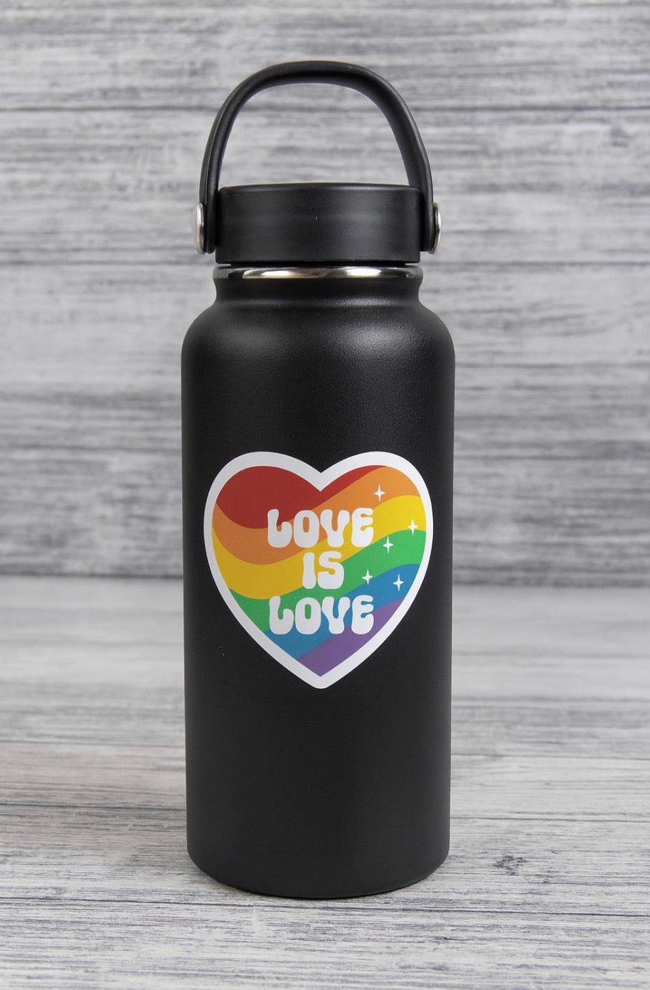 Love Is Love Heart Sticker