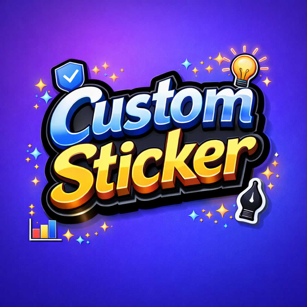 3” Custom Sticker – Upload Your Design