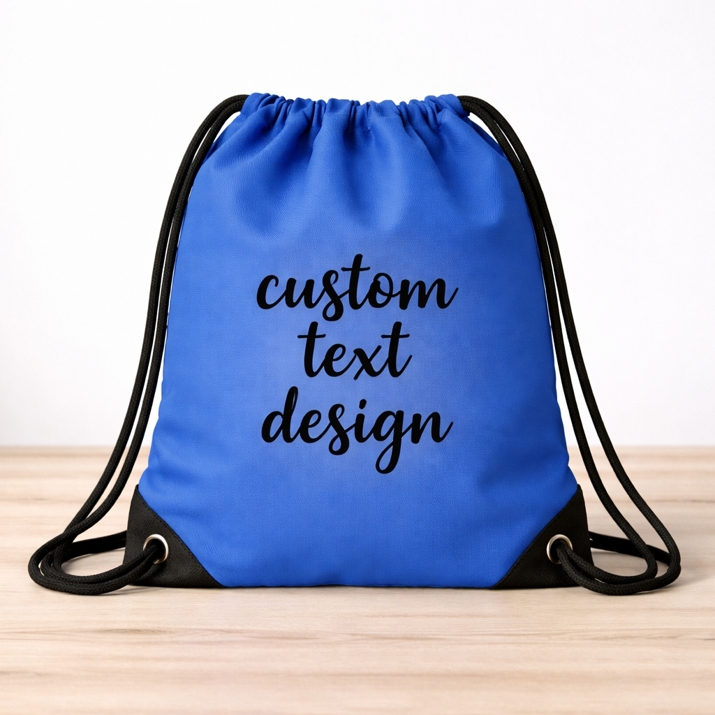 Custom Design Drawstring Backpack Personalized