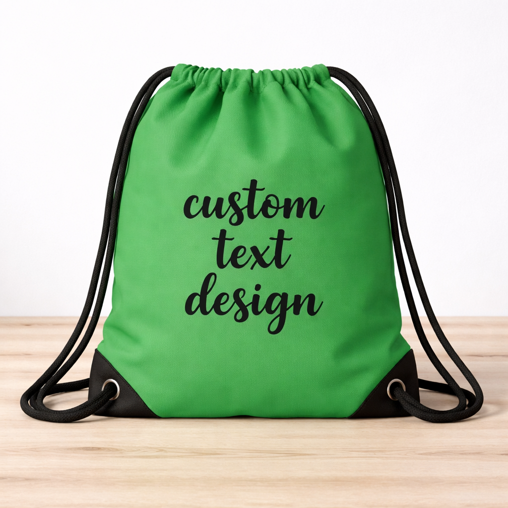 Custom Design Drawstring Backpack Personalized