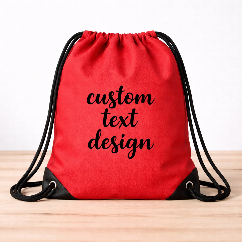 Custom Design Drawstring Backpack Personalized