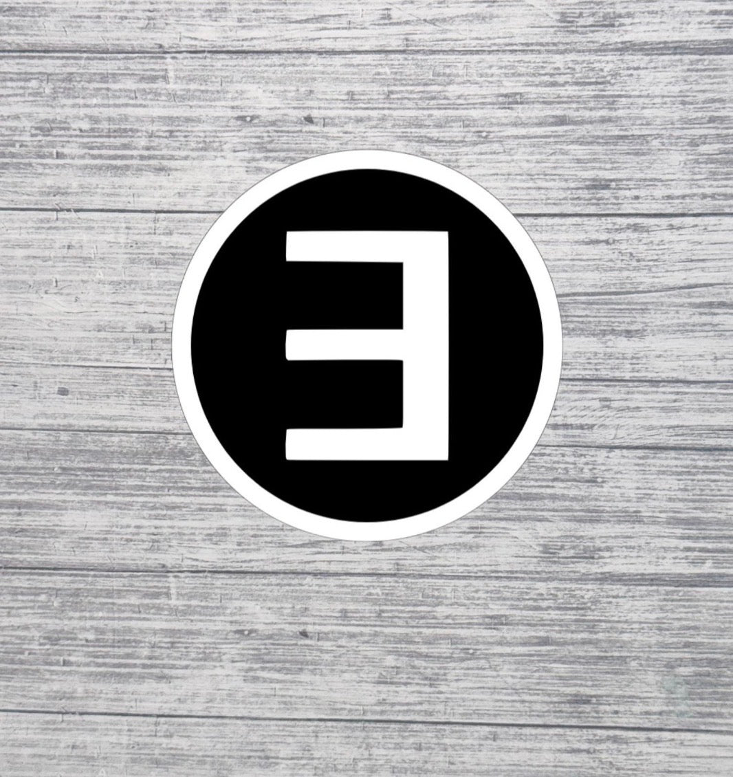 Minimalist Geometric Symbol Sticker