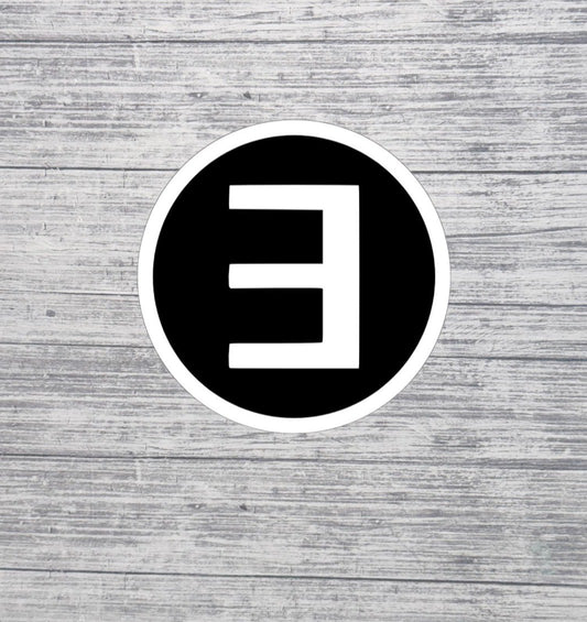Minimalist Geometric Symbol Sticker