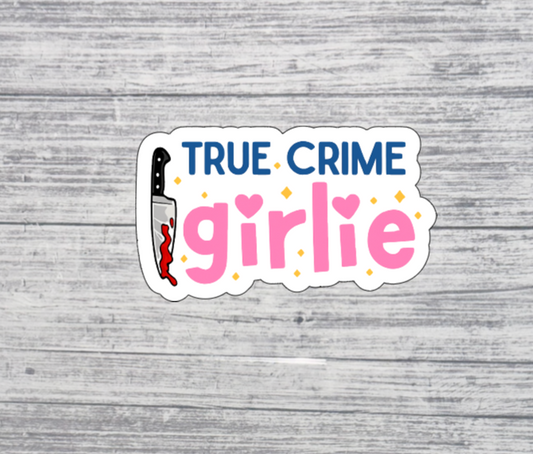 True Crime Girlie Sticker