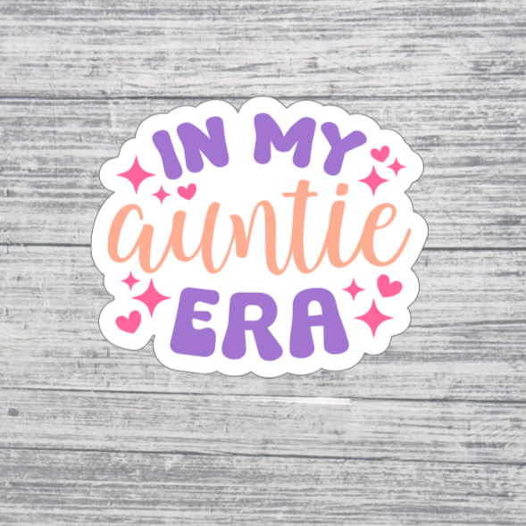 In My Auntie Era Cute Sticker