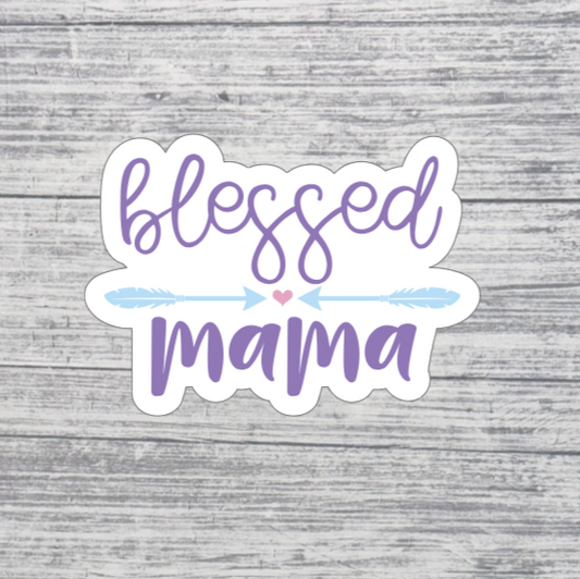 Blessed Mama Sticker