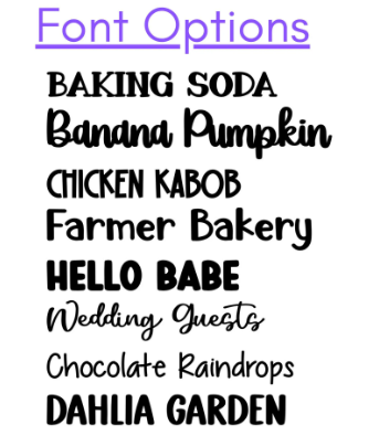 Custom Name Sticker – 4" Personalized Waterproof Label in Multiple Fonts & Colors