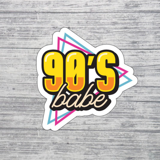 90’s Babe Sticker – Retro 90s Aesthetic Sticker 3"